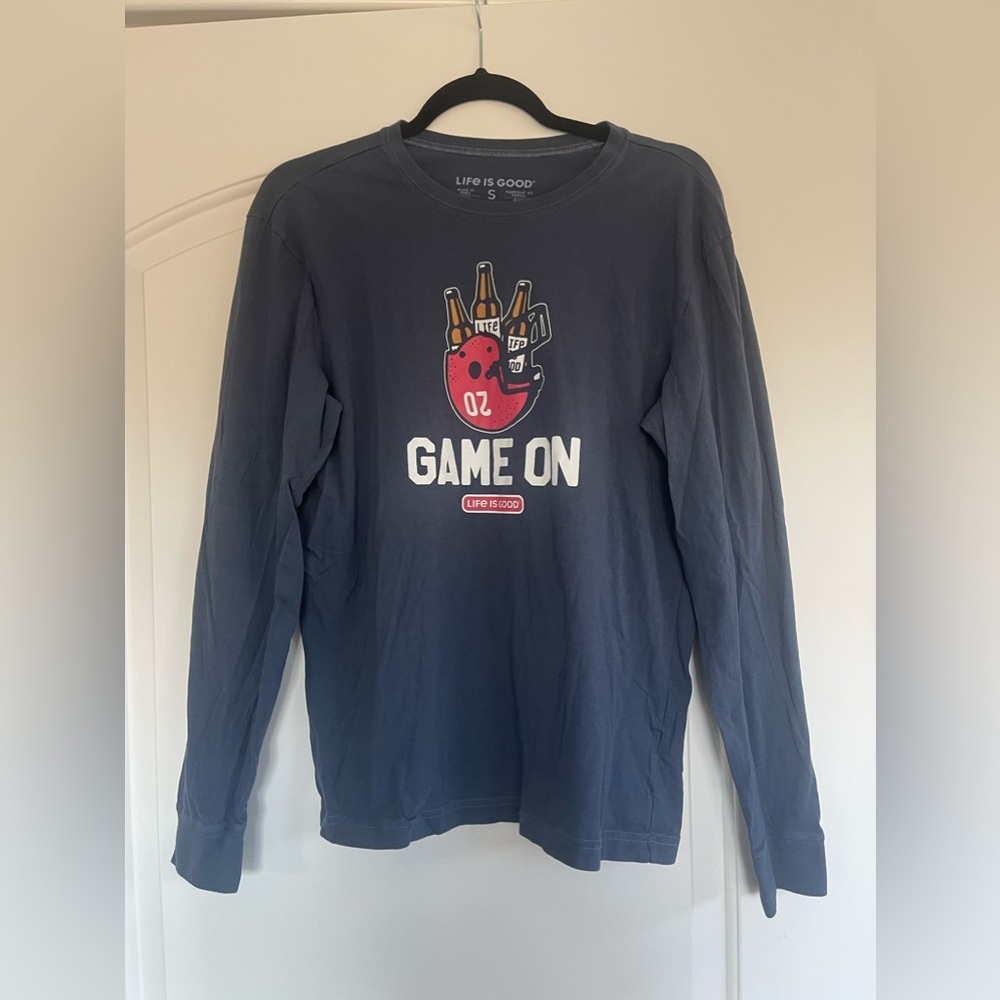 Life is Good Men’s Small Game On Long Sleeve